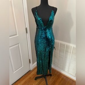 Sequin green cocktail